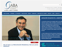 Tablet Screenshot of aba-argentina.com